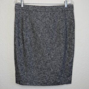 Ann Taylor* Women's Fully Lined‎ Backside Zip 6.5" Slit Pencil Skirt~ Size 12